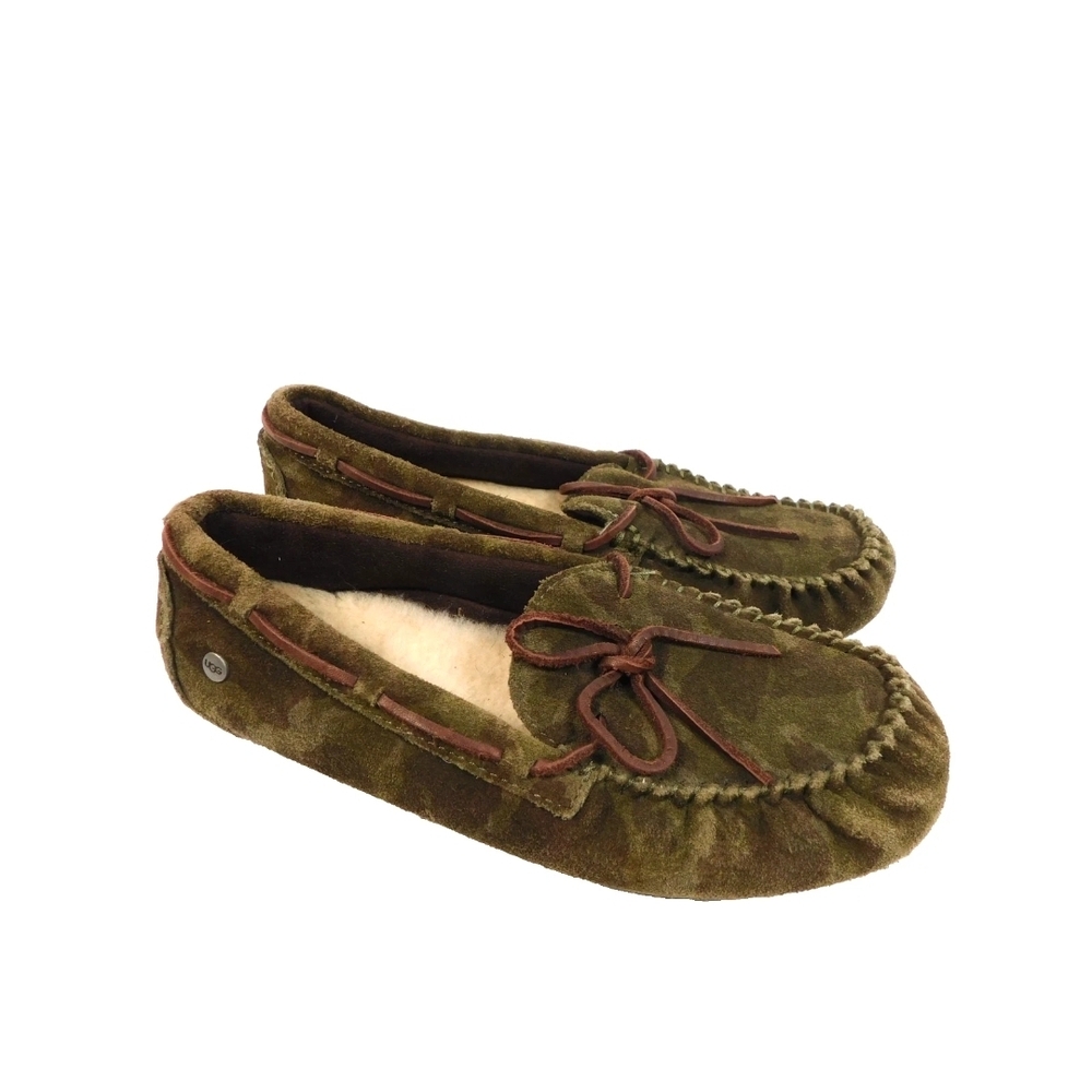 Ugg Dakota Big Kids Camo Slippers Moccasins size 5